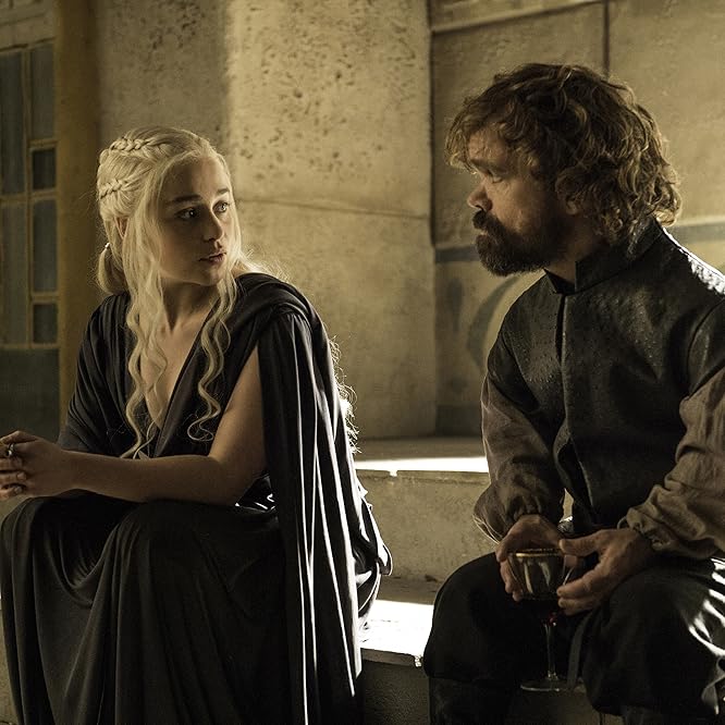 Peter Dinklage and Emilia Clarke in Game of Thrones (2011)