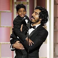 Dev Patel and Sunny Pawar at an event for The 74th Golden Globe Awards (2017)