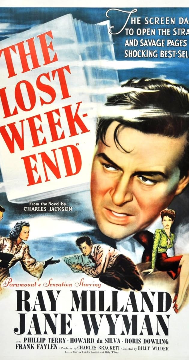 Image result for " Lost Weekend", Ray Milland