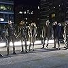 Victor Garber, Wentworth Miller, Dominic Purcell, Brandon Routh, Falk Hentschel, Caity Lotz, Franz Drameh, Arthur Darvill, and Ciara Renée in Legends of Tomorrow (2016)