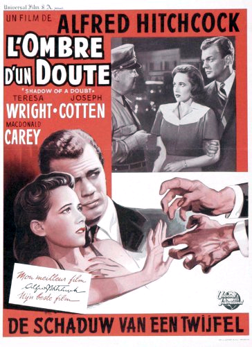 Joseph Cotten and Teresa Wright in Shadow of a Doubt (1943)
