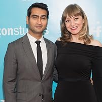 Kumail Nanjiani and Emily V. Gordon at an event for The Big Sick (2017)