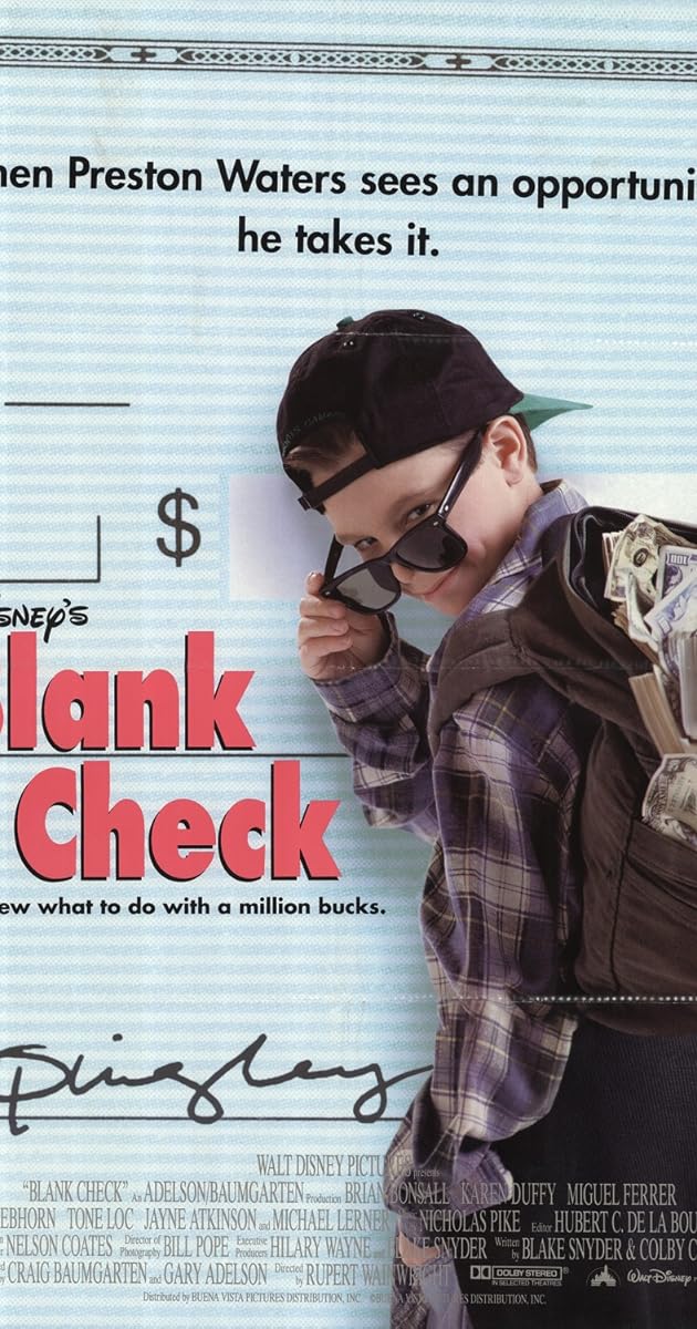 Blank Check (1994) IMDb