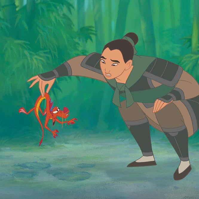 Eddie Murphy, Ming-Na Wen, and Lea Salonga in Mulan (1998)