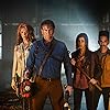 Lucy Lawless, Bruce Campbell, Ray Santiago, and Dana DeLorenzo in Ash vs Evil Dead (2015)