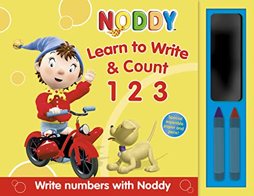 Noddy Learn to Write and Count 123 book cover