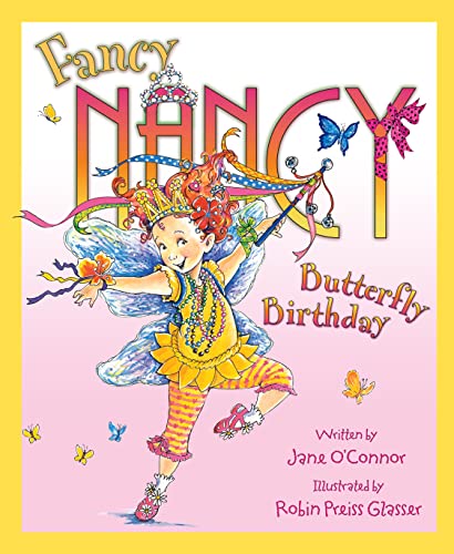 Fancy Nancy and the Butterfly Birthday book cover