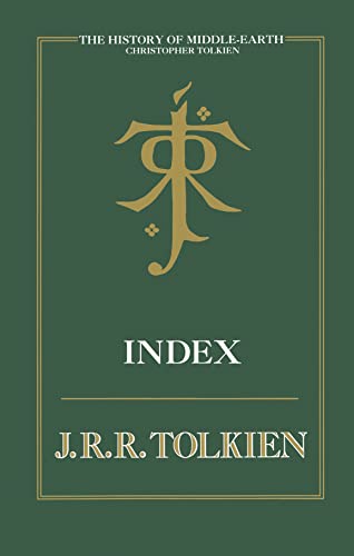 The History Of Middle Earth Index book cover