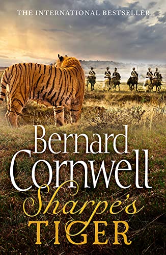 Sharpe's Tiger by Bernard Cornwell: book cover of Sharpe novel #1 in chronological order