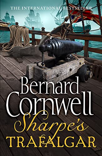 Sharpe's Trafalgar by Bernard Cornwell: book cover of Sharpe novel #4 in chronological order