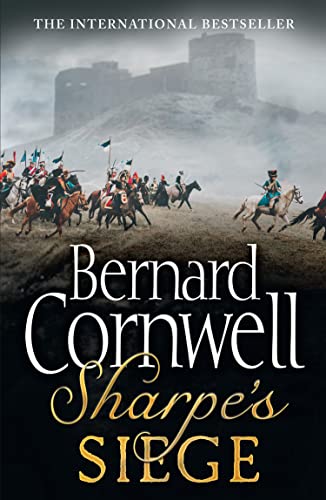 Sharpe's Siege by Bernard Cornwell: book cover of Sharpe novel #19 in chronological order