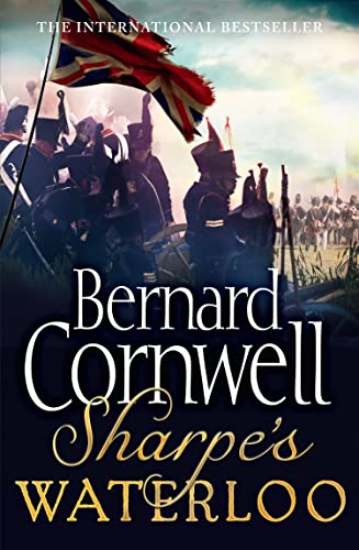 Sharpe's Waterloo by Bernard Cornwell: book cover of Sharpe novel #21 in chronological order