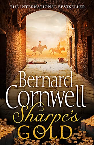 Sharpe's Gold by Bernard Cornwell: book cover of Sharpe novel #9 in chronological order
