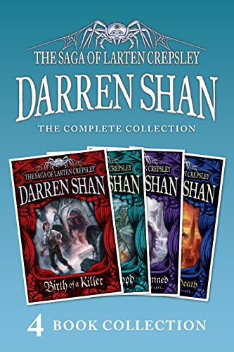 Cover of Saga of Larten Crepsley 1-4 (Birth of a Killer; Ocean of Blood; Palace of the Damned; Brothers to the Death)