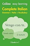 Complete Italian Grammar Verbs Vocabulary 3 Books In 1