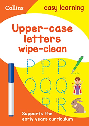 Cover of Upper Case Letters Age 3-5 Wipe Clean Activity Book
