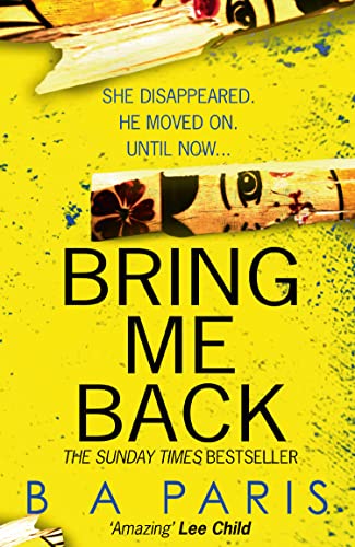 Bring Me Back book cover