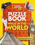 Puzzle Book What In The World Braintickling Quizzes Sudokus Crosswords And Wordsearches