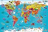 Collins Childrens World Wall Laminated Map