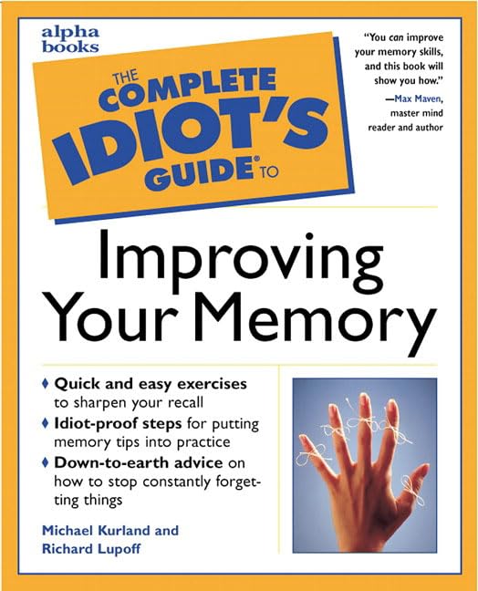 The Complete Idiot's Guide to Improving Your Memory book cover