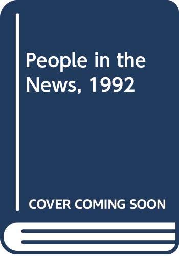 Cover of People in the News, 1992 (People in the News)