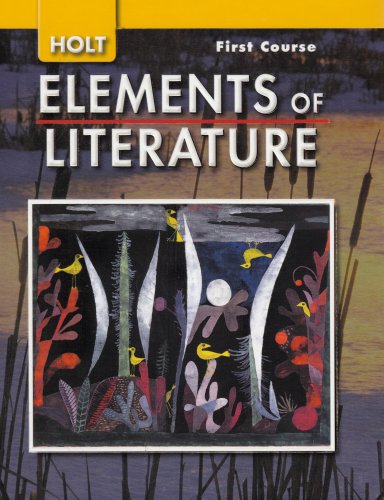 Cover of Elements of Literature