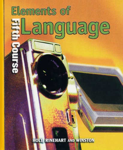 Cover of Elements of Language