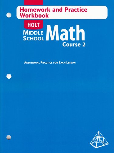 Cover of Holt Middle School Math