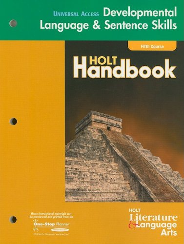 Cover of Holt Handbook 2nd Course: California Edition Grade 11