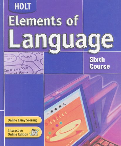 Cover of Elements of Language