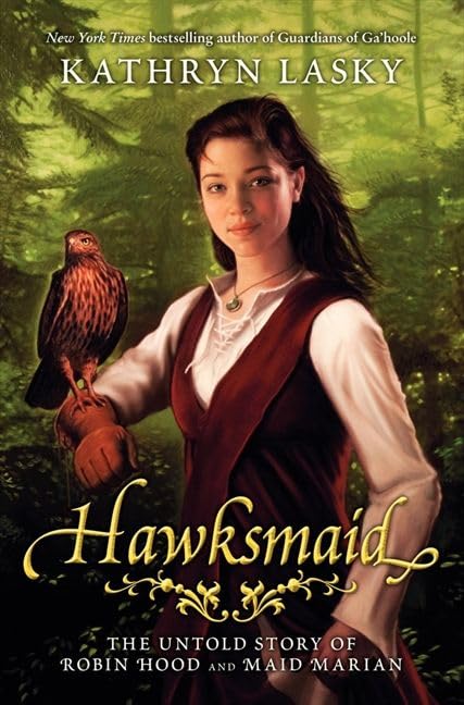Hawksmaid: The Untold Story of Robin Hood and Maid Marian book cover