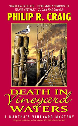 The Woman Who Walked Into the Sea / Death in Vineyard Waters book cover