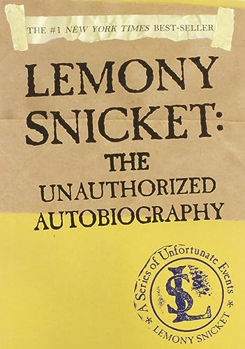 Lemony Snicket: The Unauthorized Autobiography book cover