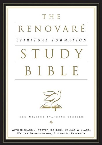 The Renovare Spiritual Formation Bible book cover