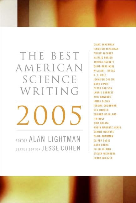 The Best American Science Writing 2005 book cover