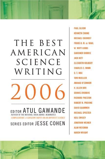 The Best American Science Writing 2006 book cover
