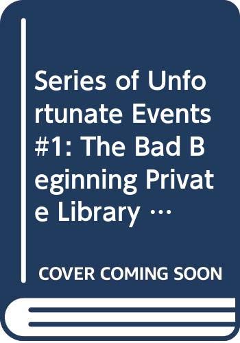 Cover of A Series of Unfortunate Events #1