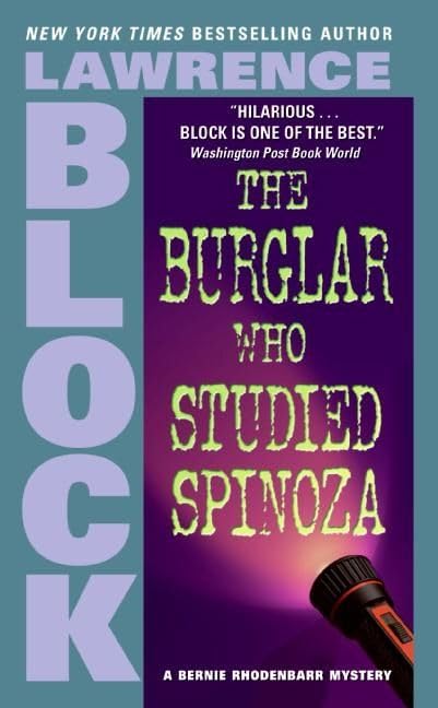 The Burglar Who Studied Spinoza book cover