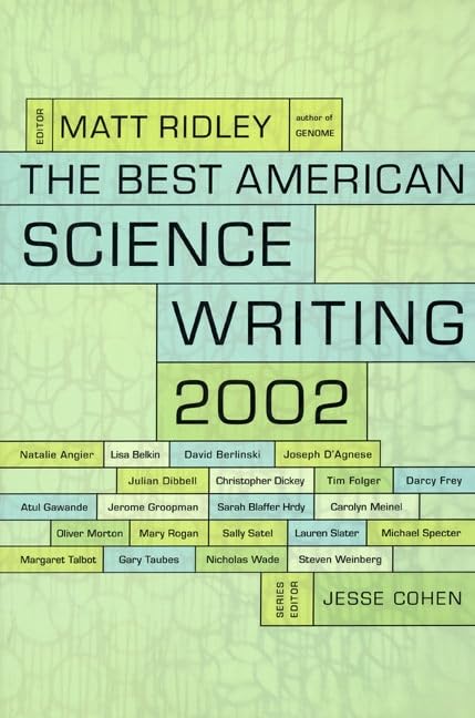 The Best American Science Writing 2002 book cover
