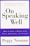 On Speaking Well