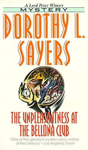 The Unpleasantness at the Bellona Club book cover