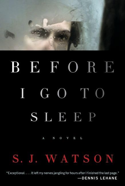 Before I Go to Sleep by S. J. Watson book cover