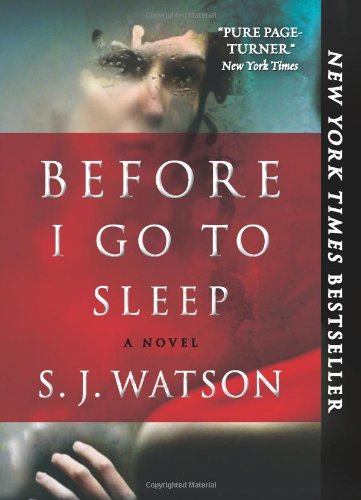 Before I Go to Sleep book cover