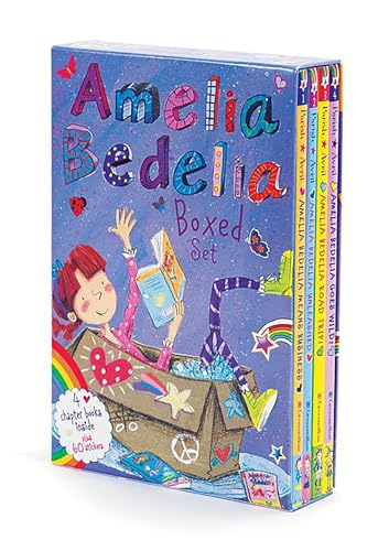 Amelia Bedelia Chapter Book 4-Book Box Set: Books 1-4THE LITTLES ADVENTURES Vol.2: Kids Story Book Series to Inspire Bi