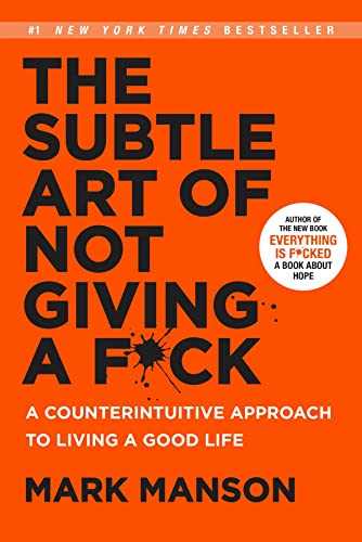 The Subtle Art of Not Giving a F*ck by Mark Manson audiobook cover