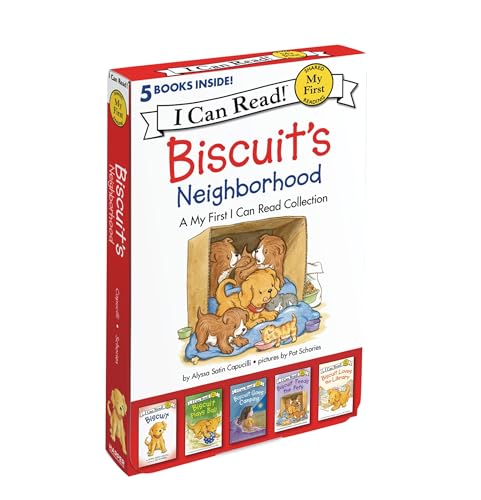 Biscuit's Neighborhood: A Box of 5 Stories for Beginning Readers and Dog Lovers (My First I Can Read)