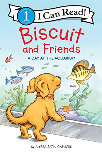 Biscuit and Friends: A Day at the Aquarium book cover