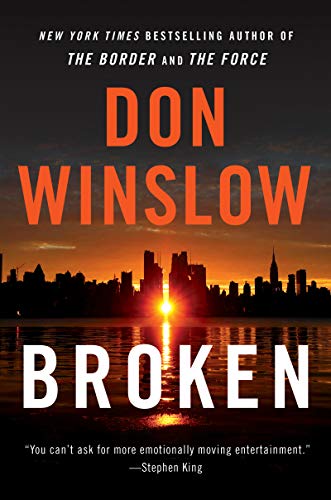 Broken book cover