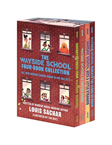 The Wayside School 4-Book Box Set: Sideways Stories from Wayside School, Wayside School Is Falling Down, Wayside School 