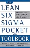 The Lean Six Sigma Pocket Toolbook